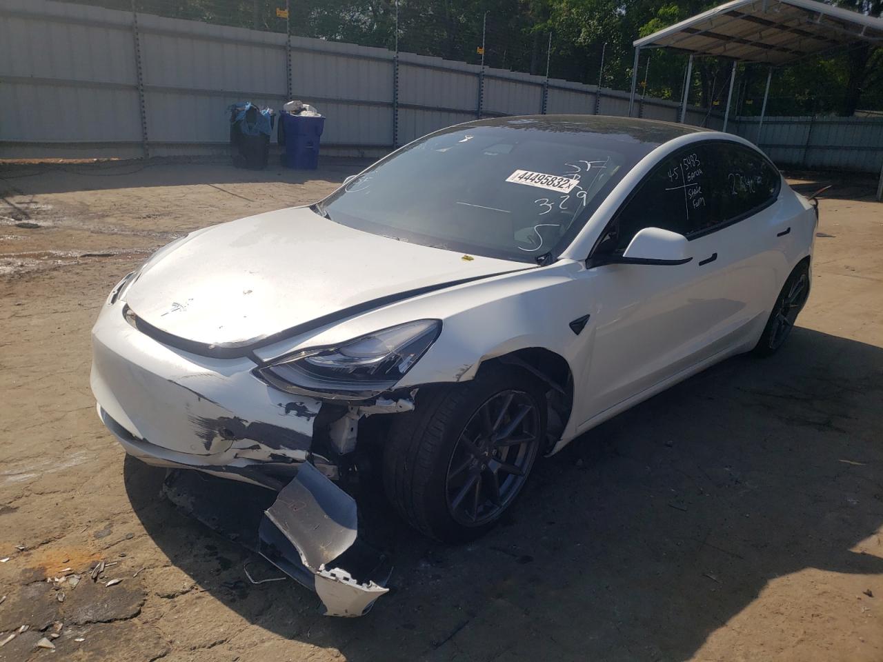 Photo 2 from auction – 2021 TESLA MODEL 3 with VIN 5YJ3E1EA7MF853699