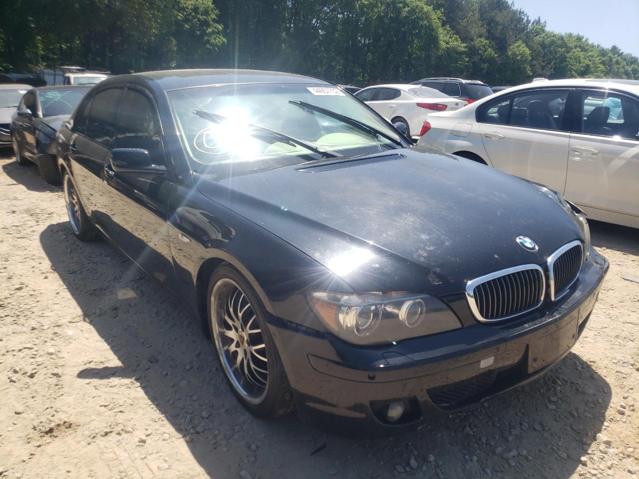 BMW 750 LI 2008 with VIN WBAHN83568DT84233 - Photo from auction