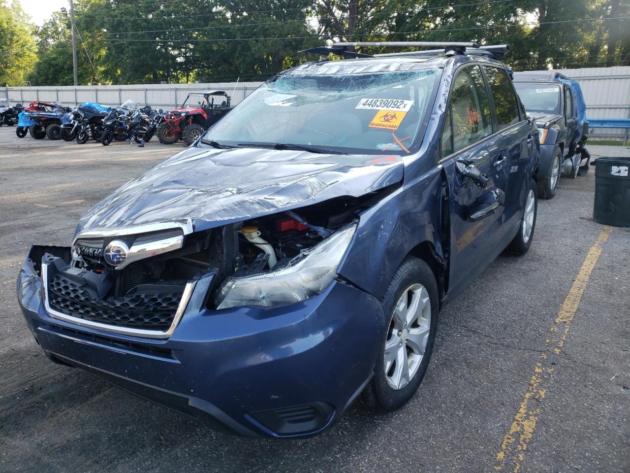 Photo 2 from auction – 2014 SUBARU FORESTER 2 with VIN JF2SJAEC0EH545012