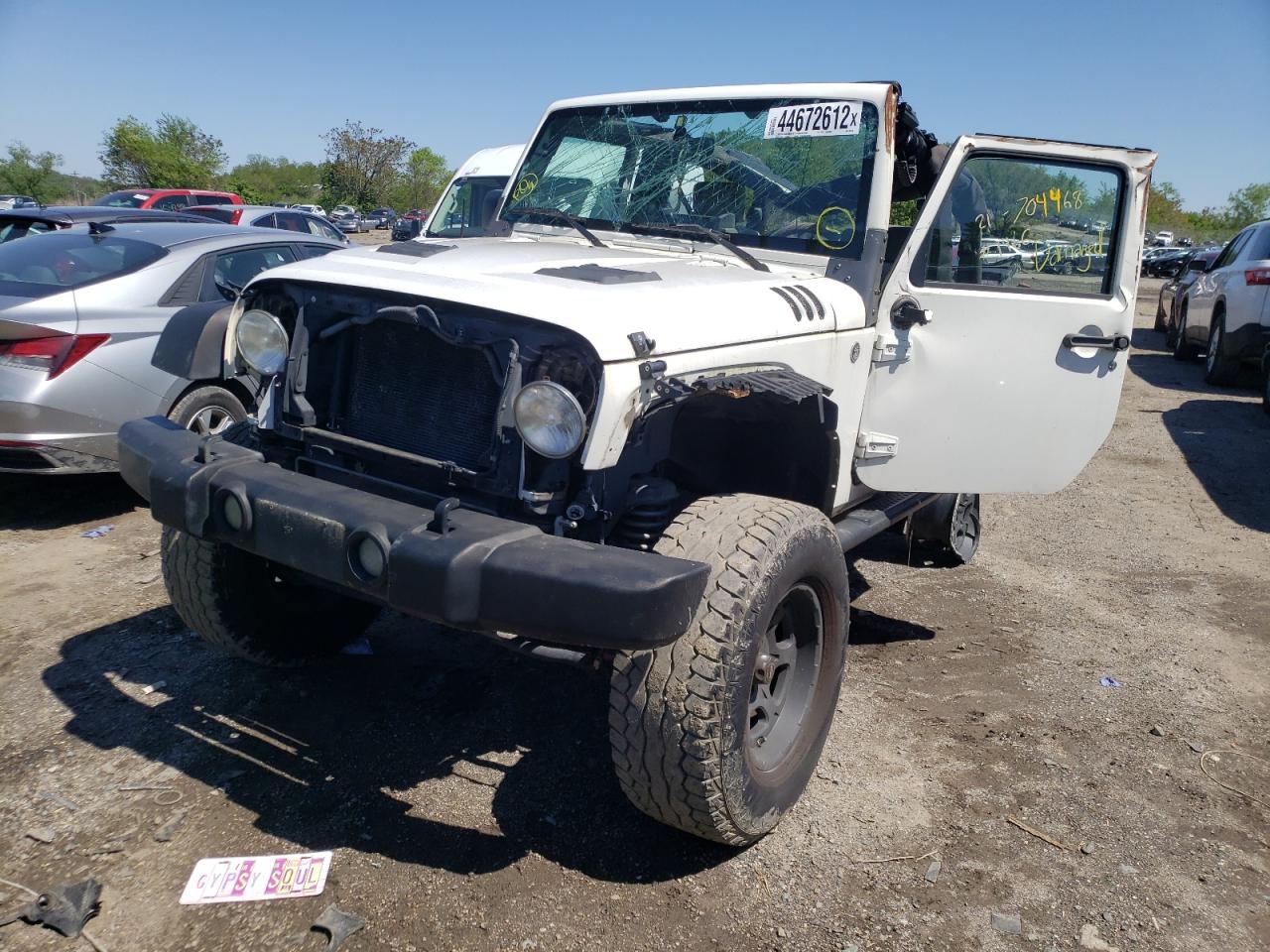 Photo 10 from auction – 2008 JEEP WRANGLER X with VIN 1J4FA24188L602154