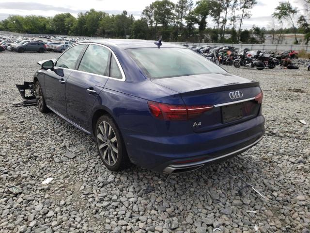 Photo 3 from auction – 2020 AUDI A4 with VIN WAUHMAF44LN012650