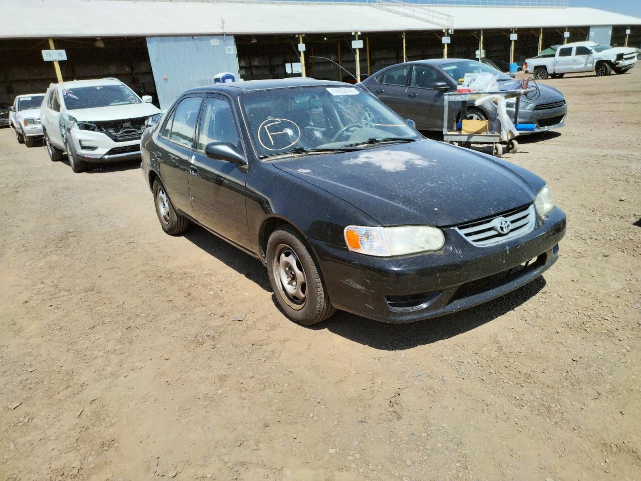 TOYOTA COROLLA CE 2002 with VIN 1NXBR12E22Z588391 - Photo from auction