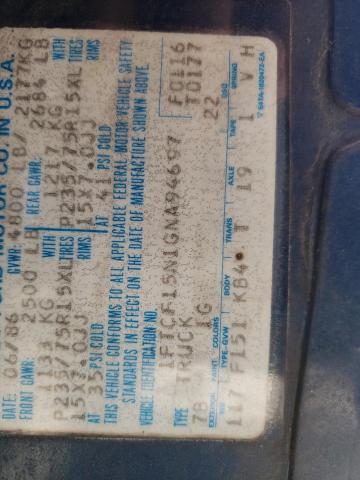 Photo 10 from auction – 1986 FORD F150 with VIN 1FTCF15N1GNA94697