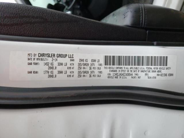 Photo 10 from auction – 2014 DODGE DURANGO SX with VIN 1C4RDJAG4EC428544