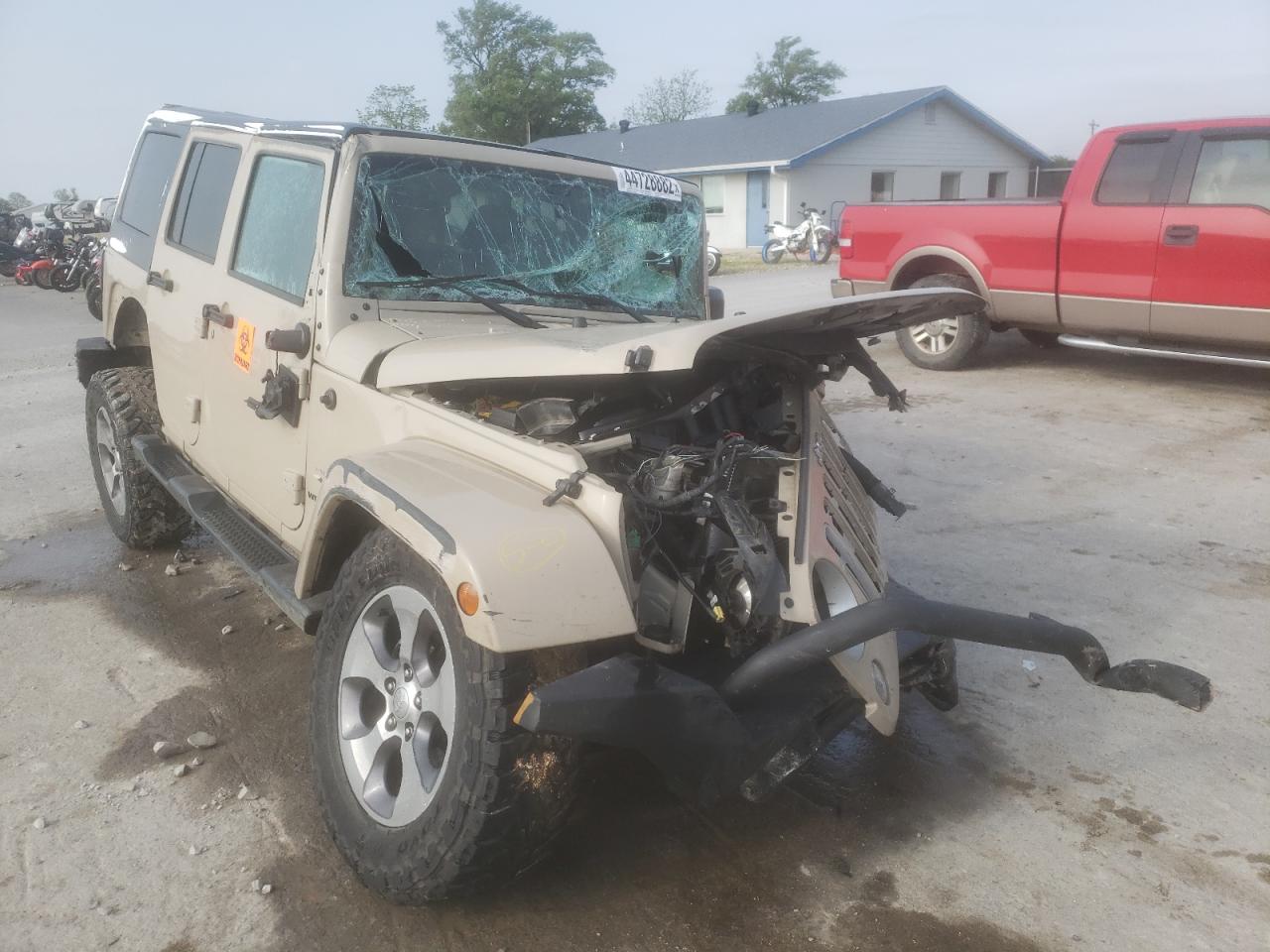 JEEP WRANGLER U 2016 with VIN 1C4BJWEG0GL230922 - Photo from auction