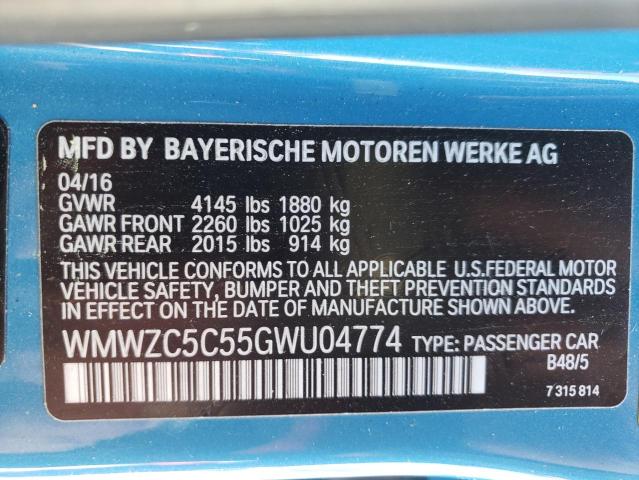 Photo 10 from auction – 2016 MINI COOPER S C with VIN WMWZC5C55GWU04774