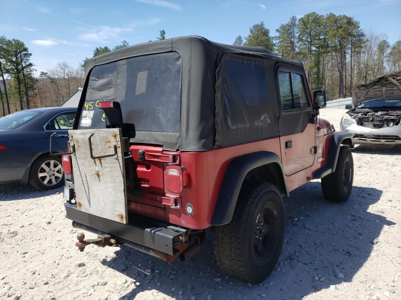 Photo 4 from auction – 1998 JEEP WRANGLER / with VIN 1J4FY29P7WP707010