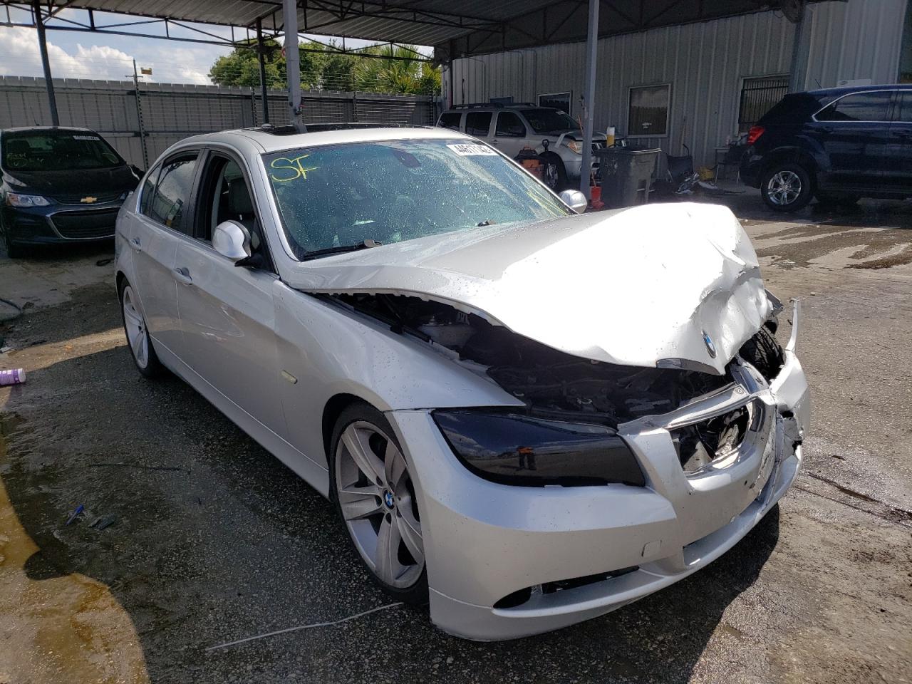 BMW 335 I 2007 with VIN WBAVB73587VF53170 - Photo from auction