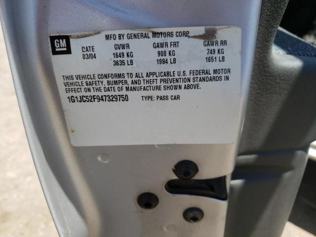 Photo 10 from auction – 2004 CHEVROLET CAVALIER with VIN 1G1JC52F947329750