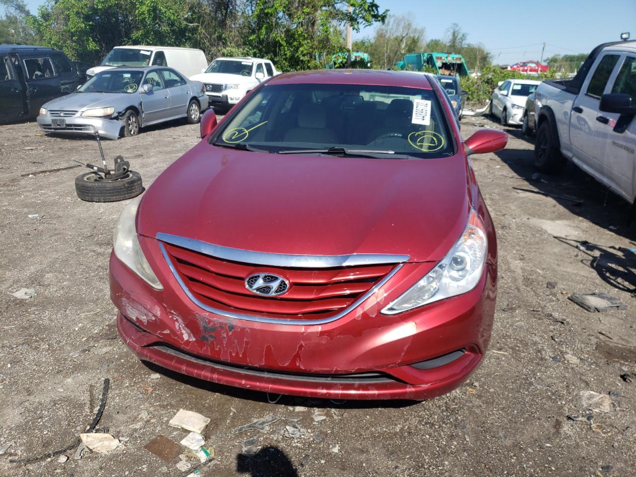 Photo 9 from auction – 2011 HYUNDAI SONATA GLS with VIN 5NPEB4AC0BH171790