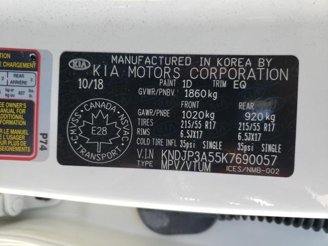 Photo 10 from auction – 2019 KIA SOUL + with VIN KNDJP3A55K7690057
