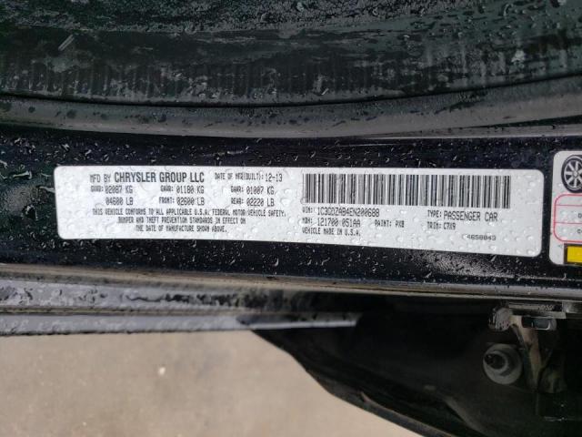 Photo 10 from auction – 2014 DODGE AVENGER SE with VIN 1C3CDZAB4EN200688