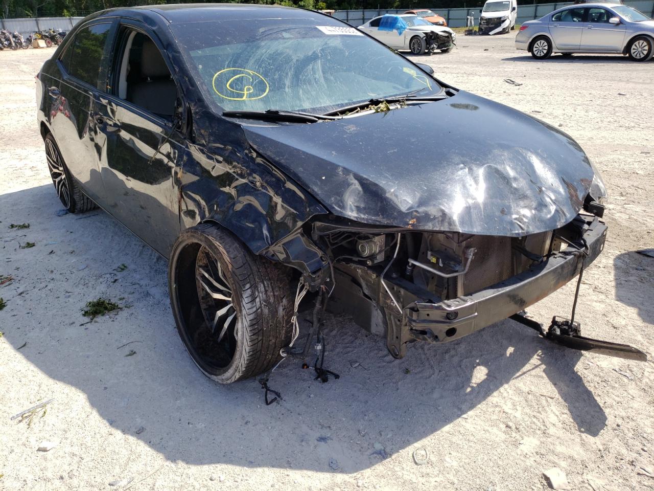 TOYOTA COROLLA L 2017 with VIN 2T1BURHE1HC889829 - Photo from auction