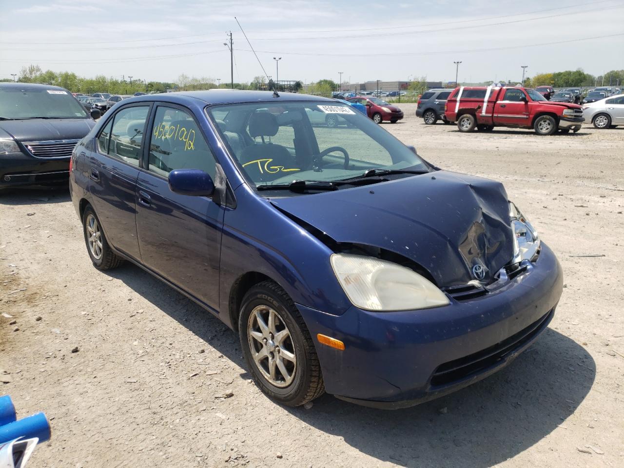TOYOTA PRIUS 2002 with VIN JT2BK12U920040484 - Photo from auction