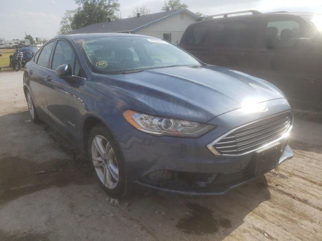FORD FUSION SE 2018 with VIN 3FA6P0LU3JR116076 - Photo from auction