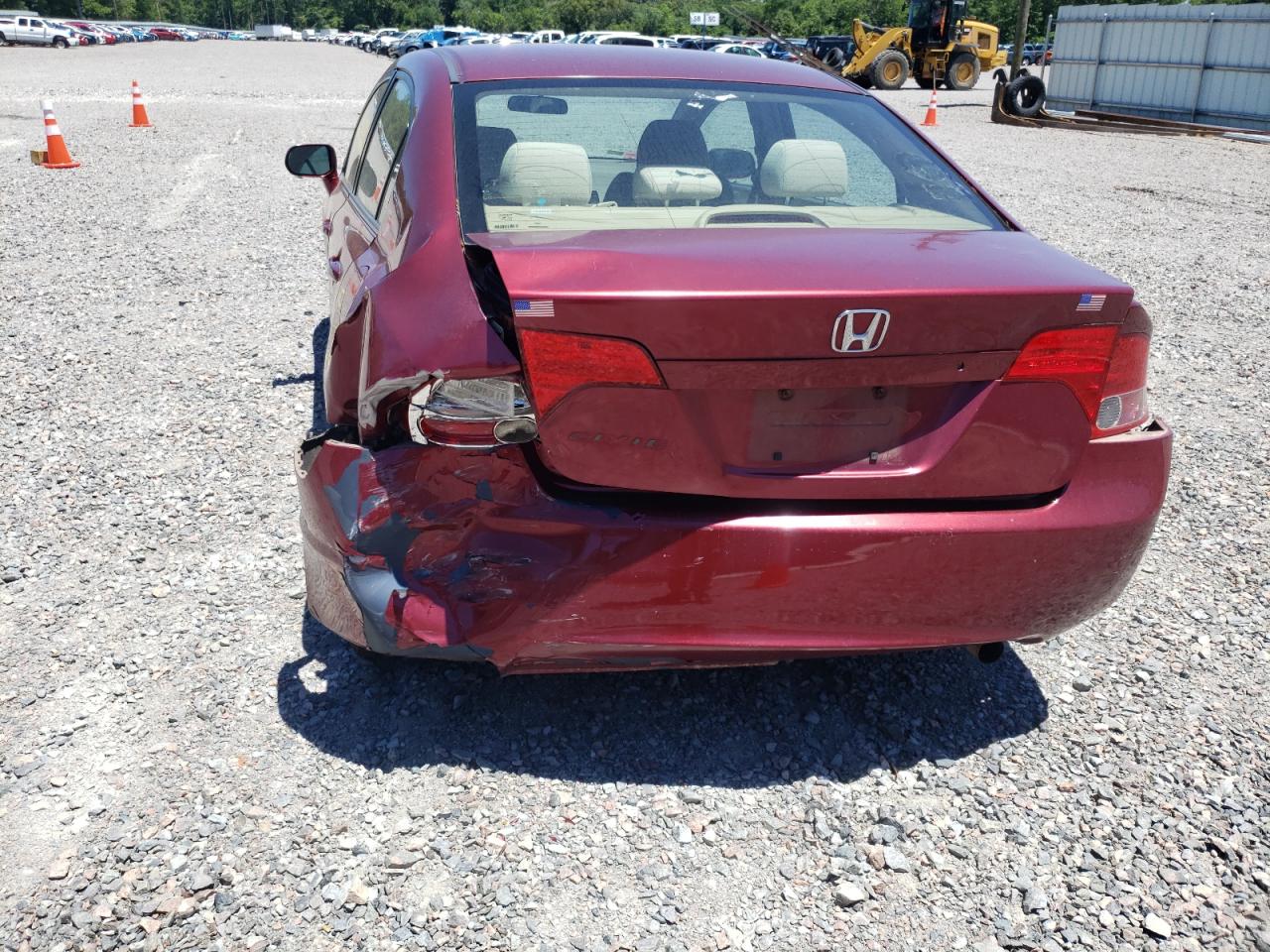 Photo 9 from auction – 2007 HONDA CIVIC with VIN 1HGFA165X7L135867