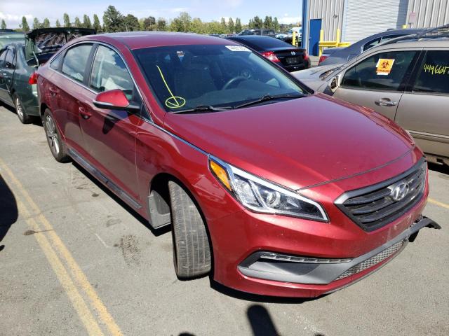 HYUNDAI SONATA SPO 2016 with VIN 5NPE34AF2GH414725 - Photo from auction