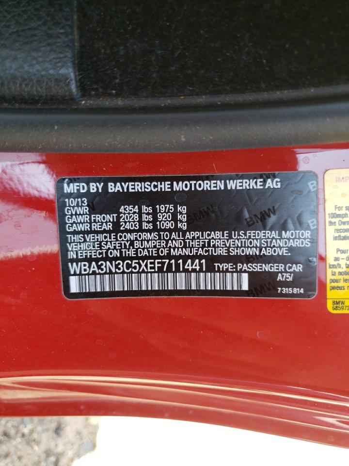 Photo 10 from auction – 2014 BMW 428 I with VIN WBA3N3C5XEF711441