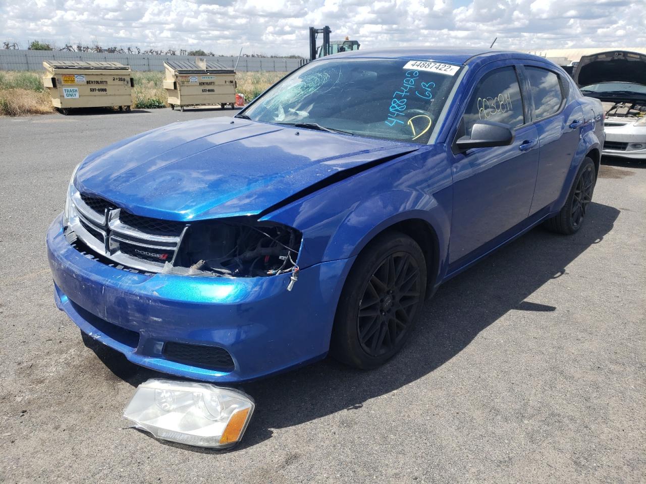 Photo 2 from auction – 2014 DODGE AVENGER SE with VIN 1C3CDZAB4EN176120