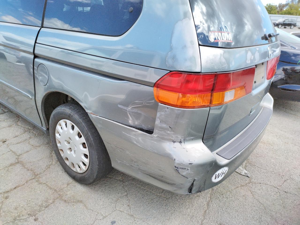 Photo 9 from auction – 2002 HONDA ODYSSEY LX with VIN 2HKRL18522H548642