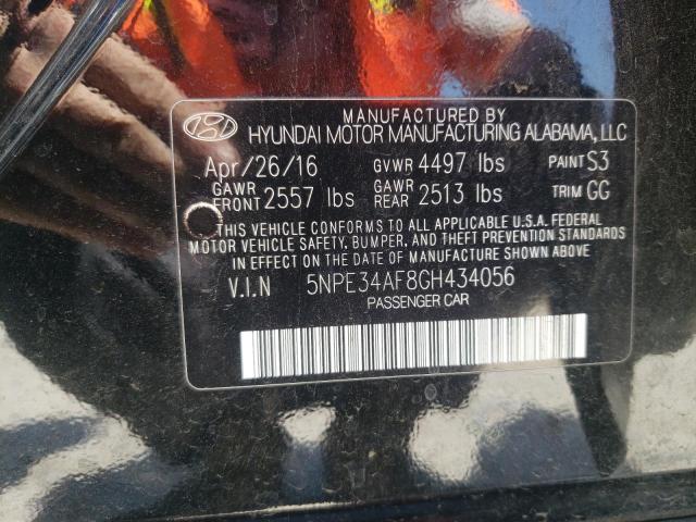 Photo 10 from auction – 2016 HYUNDAI SONATA SPO with VIN 5NPE34AF8GH434056