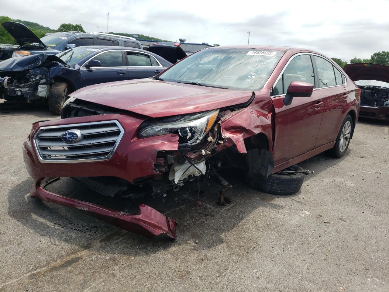 Photo 2 from auction – 2015 SUBARU LEGACY 2.5 with VIN 4S3BNBD69F3018654