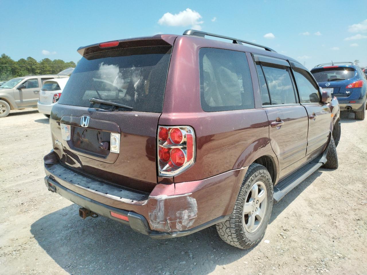Photo 4 from auction – 2008 HONDA PILOT EXL with VIN 5FNYF28798B004740