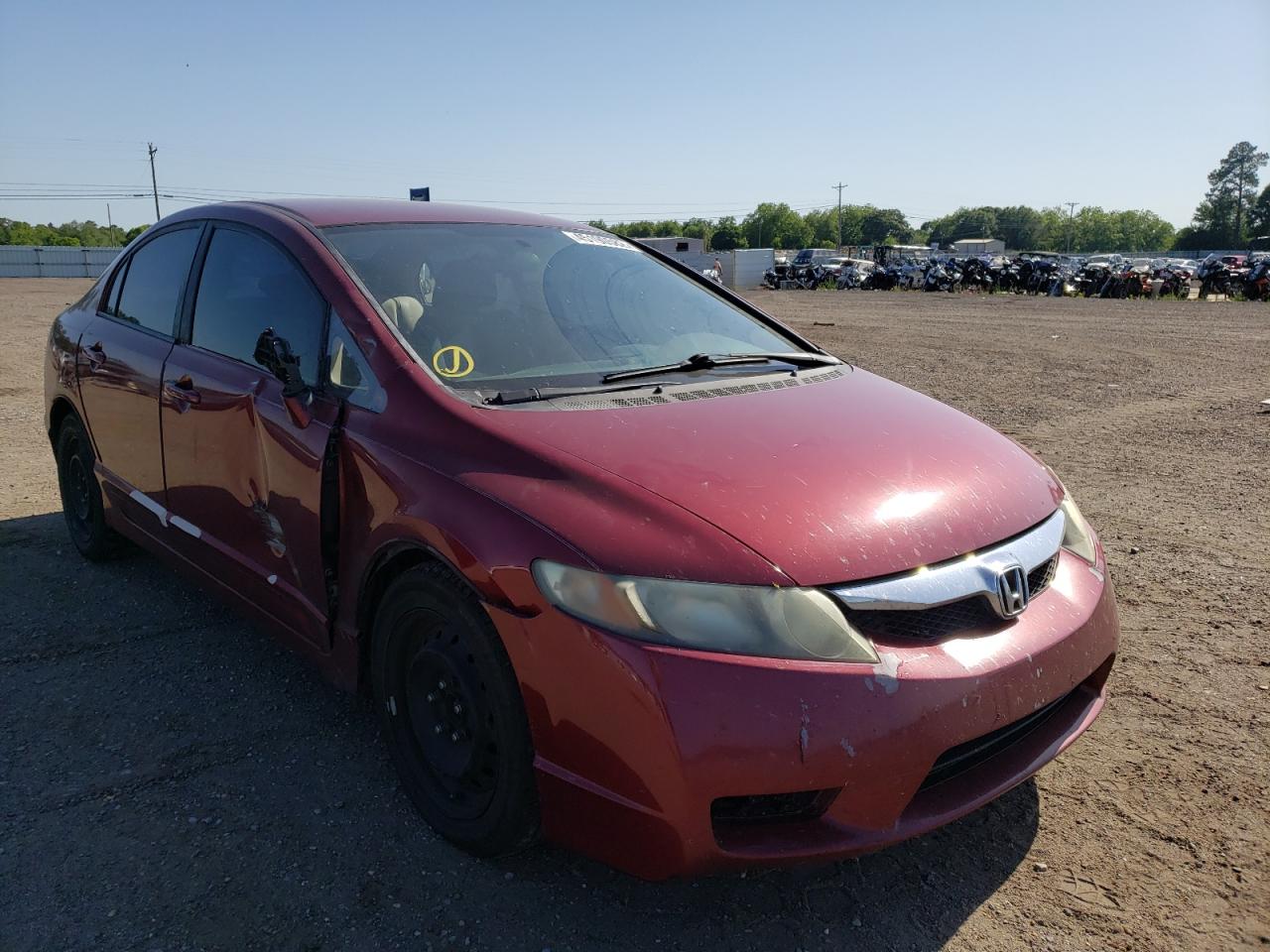 HONDA CIVIC 2009 with VIN 1HGFA16539L013645 - Photo from auction