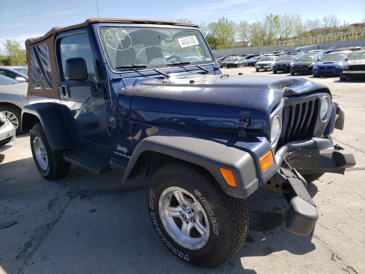 Photo 1 from auction – 2004 JEEP WRANGLER X with VIN 1J4FA39S54P722035