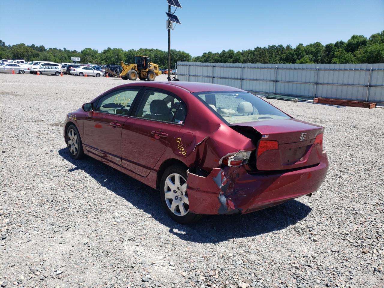 Photo 3 from auction – 2007 HONDA CIVIC with VIN 1HGFA165X7L135867