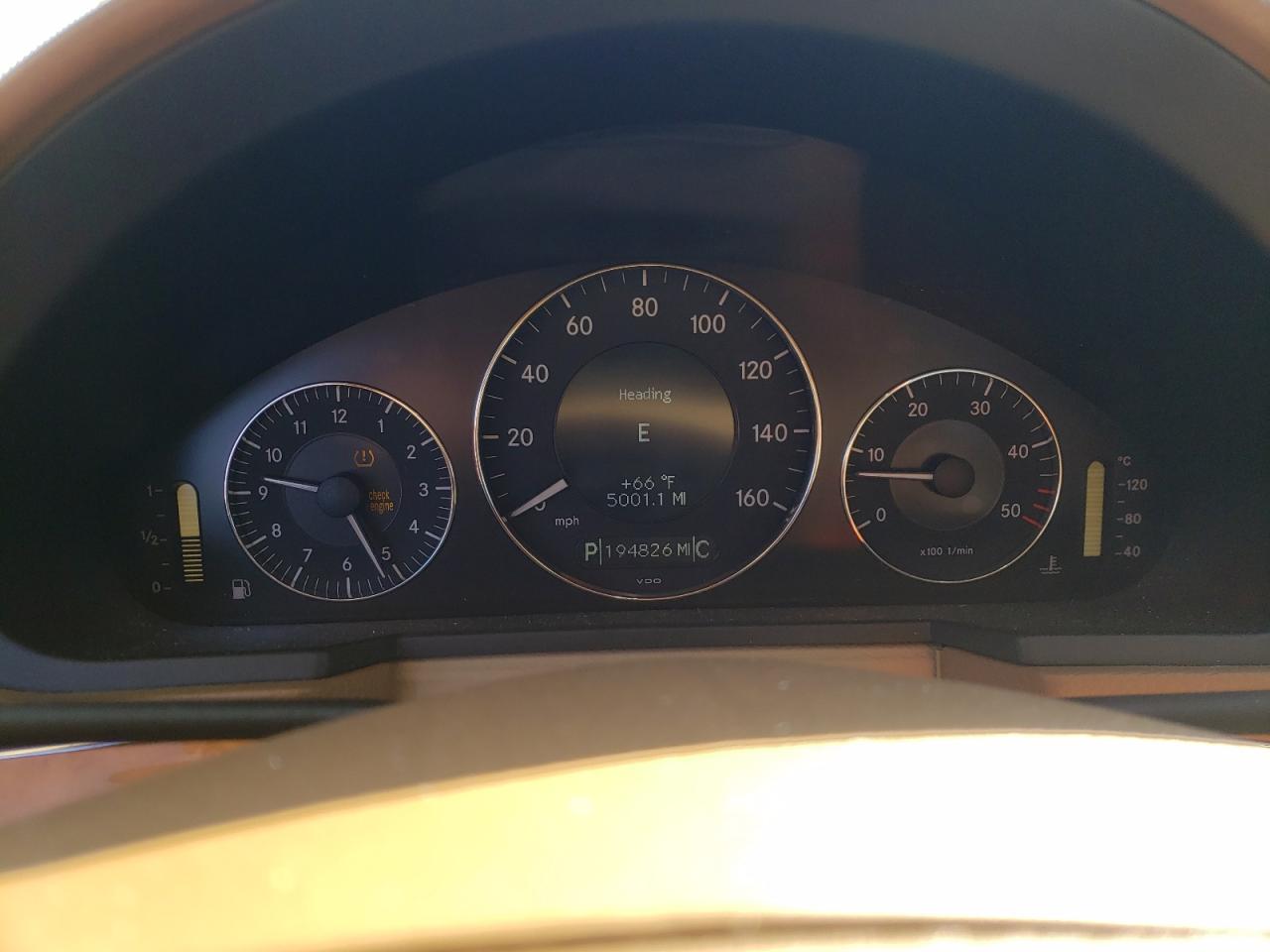 Photo 8 from auction – 2009 MERCEDES-BENZ E 320 CDI with VIN WDBUF22X59B438440