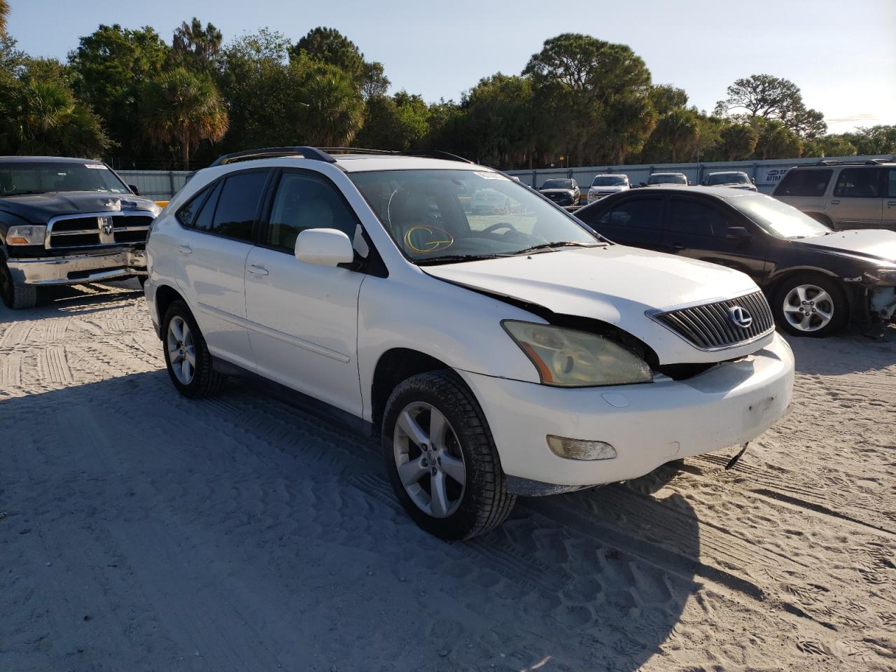 LEXUS RX 330 2004 with VIN JTJHA31U040022487 - Photo from auction