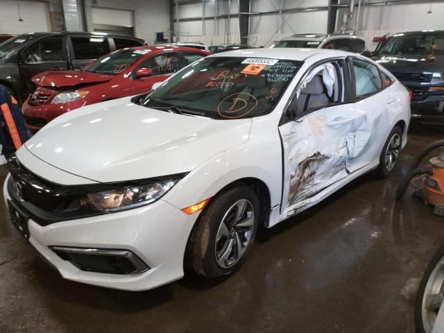 Photo 2 from auction – 2019 HONDA CIVIC LX with VIN 19XFC2F60KE018873