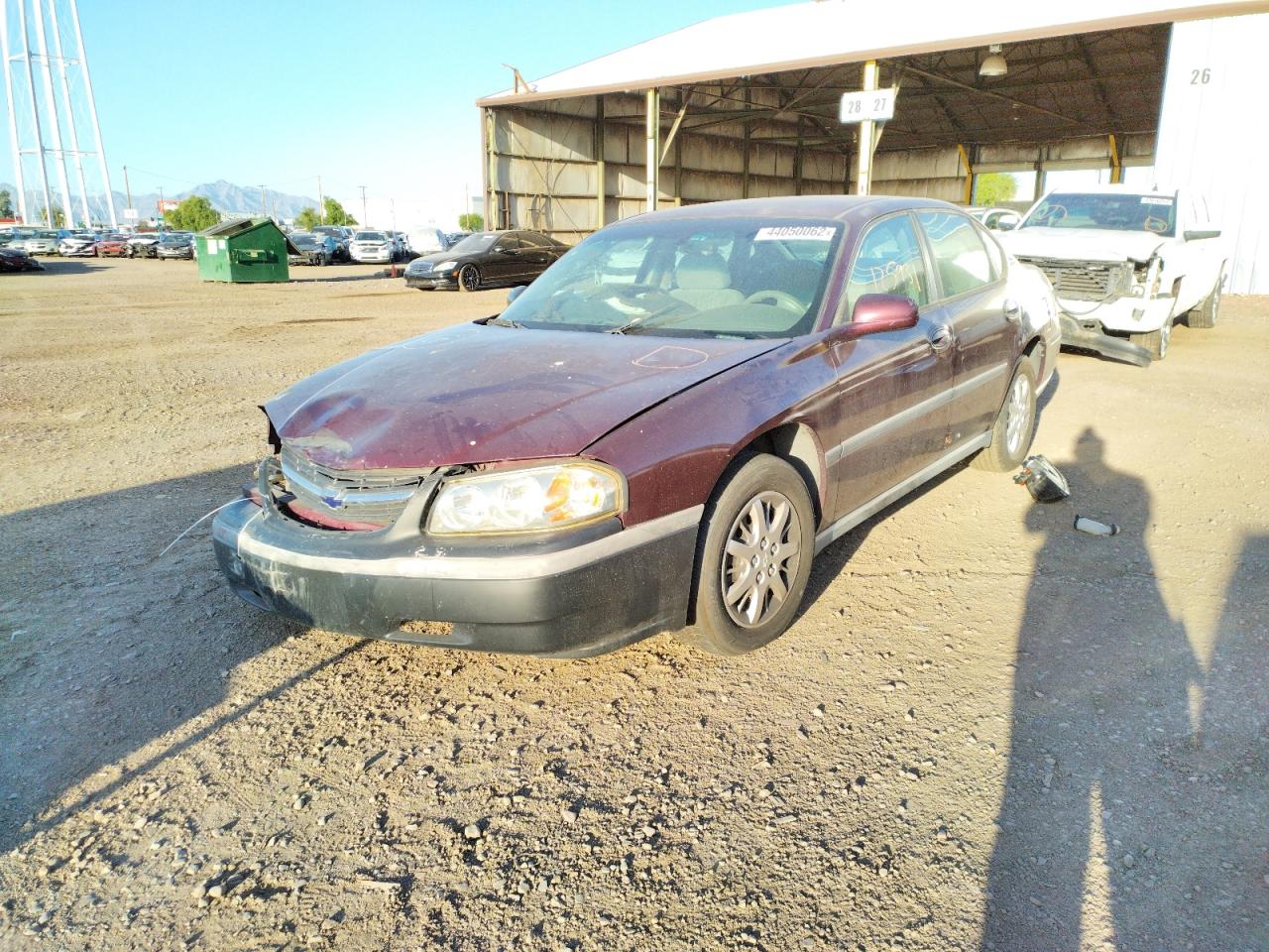 Photo 2 from auction – 2003 CHEVROLET IMPALA with VIN 2G1WF52E839432661