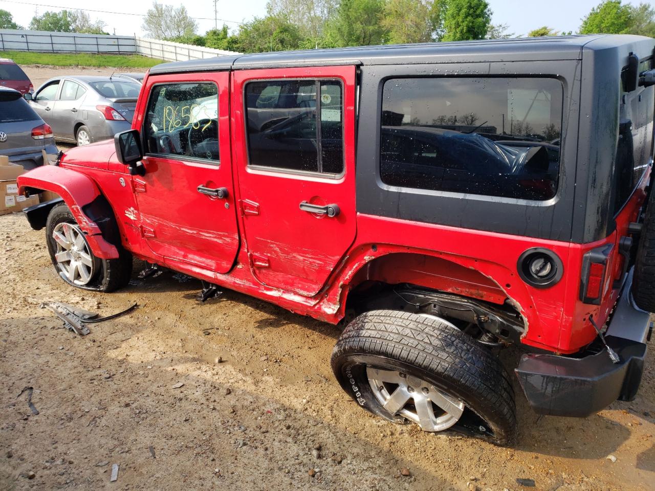 Photo 9 from auction – 2014 JEEP WRANGLER U with VIN 1C4BJWEG4EL251981