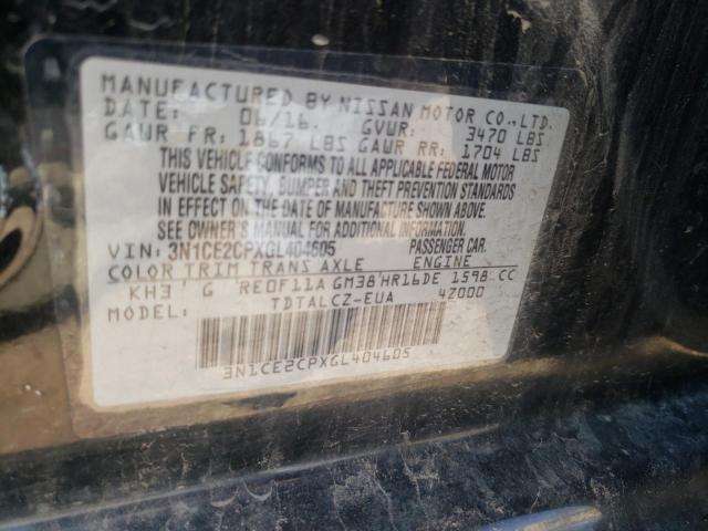 Photo 10 from auction – 2016 NISSAN VERSA NOTE with VIN 3N1CE2CPXGL404605