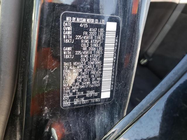 Photo 10 from auction – 2015 NISSAN JUKE S with VIN JN8AF5MV1FT561969