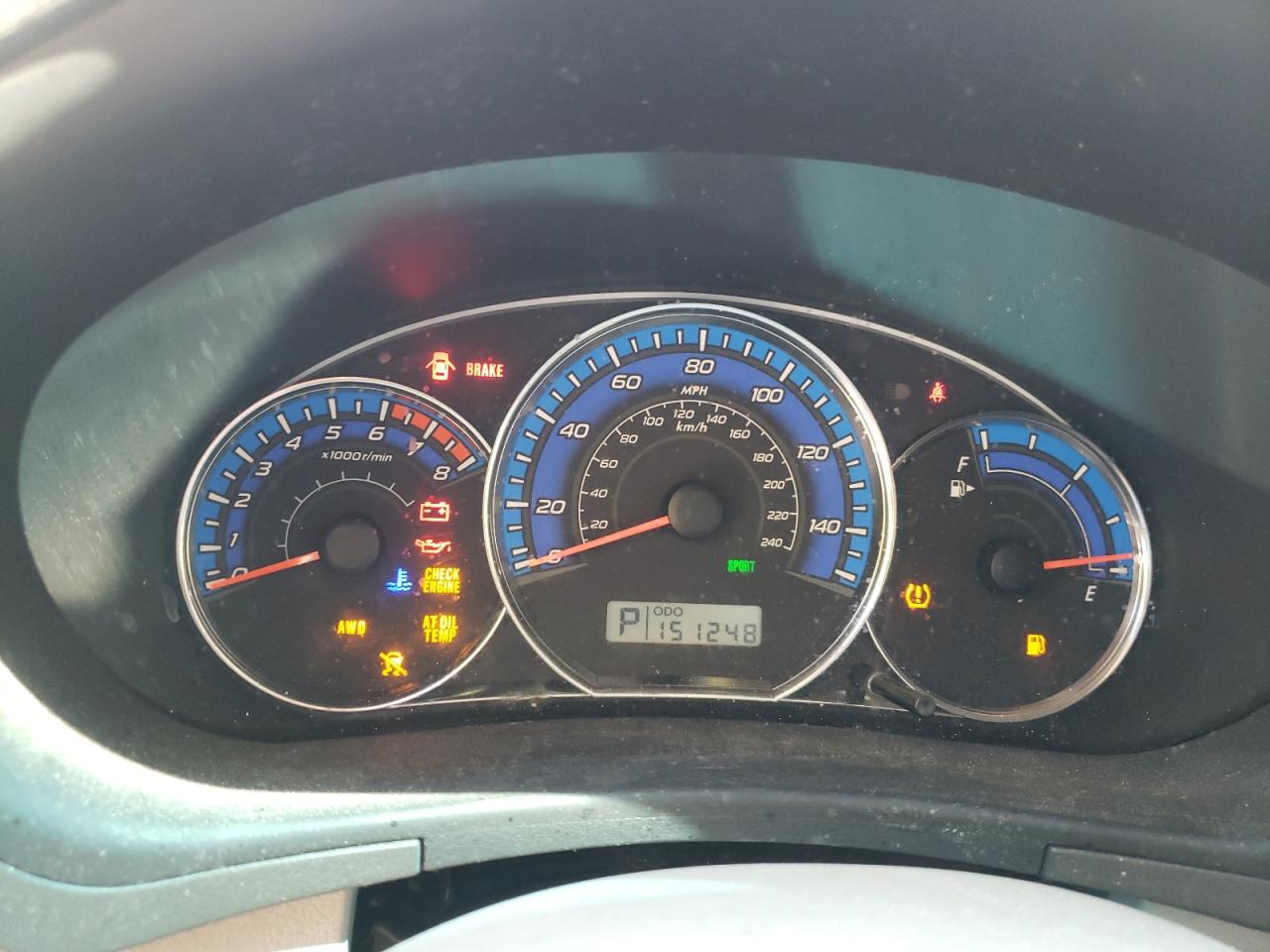 Photo 8 from auction – 2009 SUBARU FORESTER 2 with VIN JF2SH61639H734879
