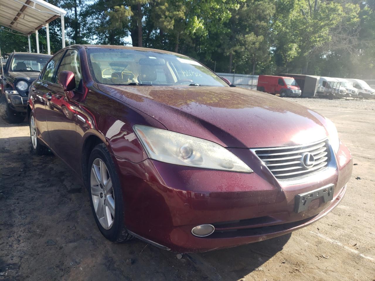 LEXUS ES 350 2008 with VIN JTHBJ46G082251861 - Photo from auction