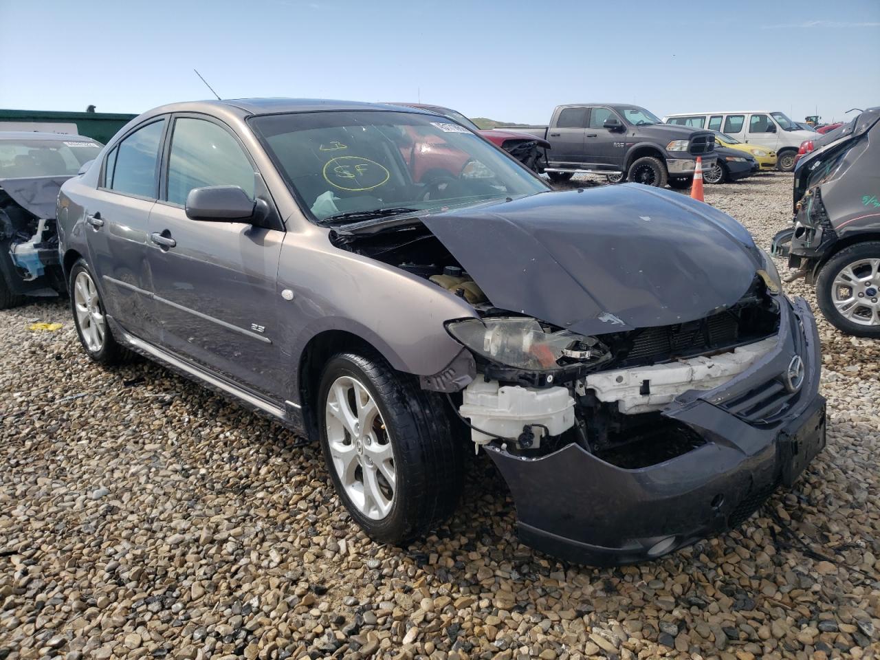 MAZDA 3 S 2007 with VIN JM1BK323371627145 - Photo from auction