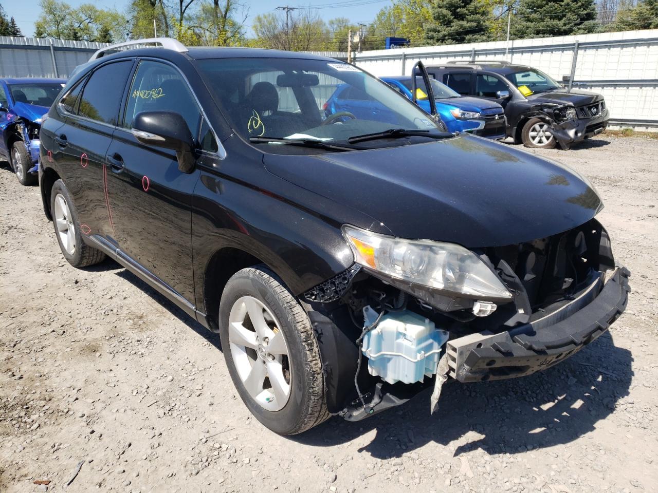 LEXUS RX 350 2011 with VIN 2T2BK1BA7BC115357 - Photo from auction
