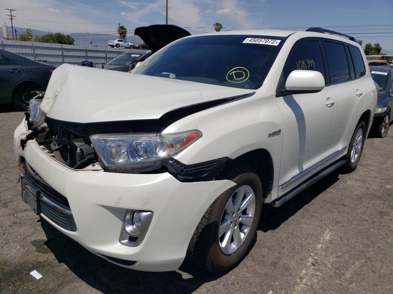 Photo 2 from auction – 2013 TOYOTA HIGHLANDER with VIN JTEBC3EH6D2016497