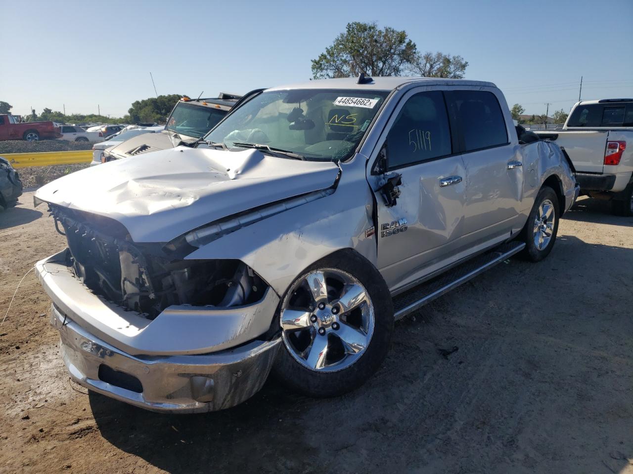 Photo 2 from auction – 2017 RAM 1500 SLT with VIN 3C6RR6LT9HG542265