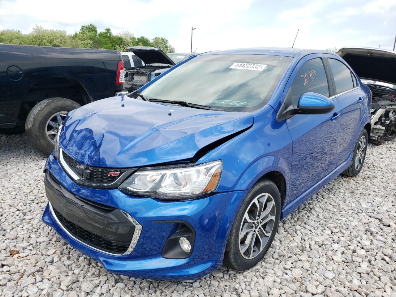 Photo 2 from auction – 2020 CHEVROLET SONIC LT with VIN 1G1JD5SB7L4142372