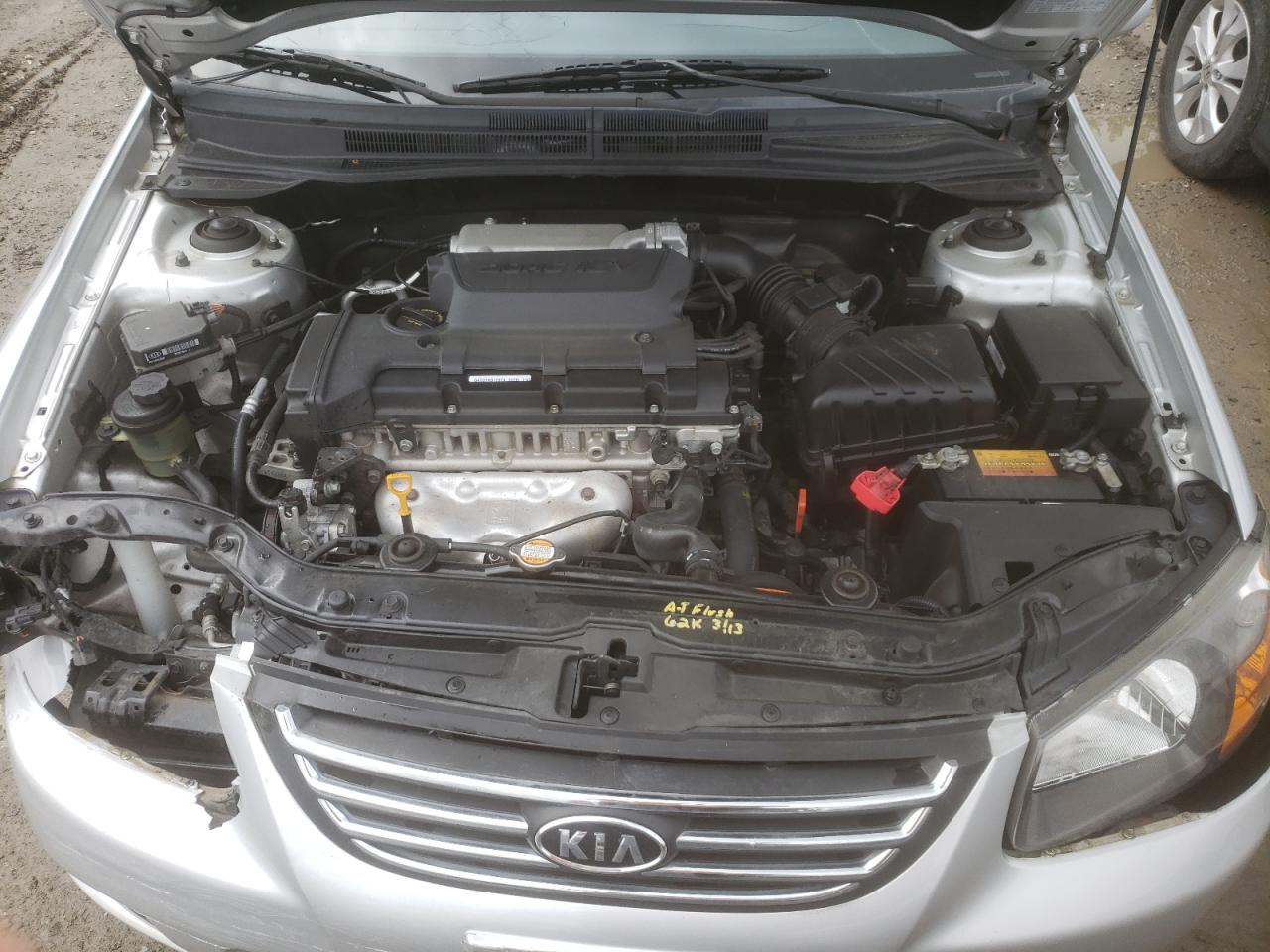 Photo 7 from auction – 2009 KIA SPECTRA EX with VIN KNAFE222195667940