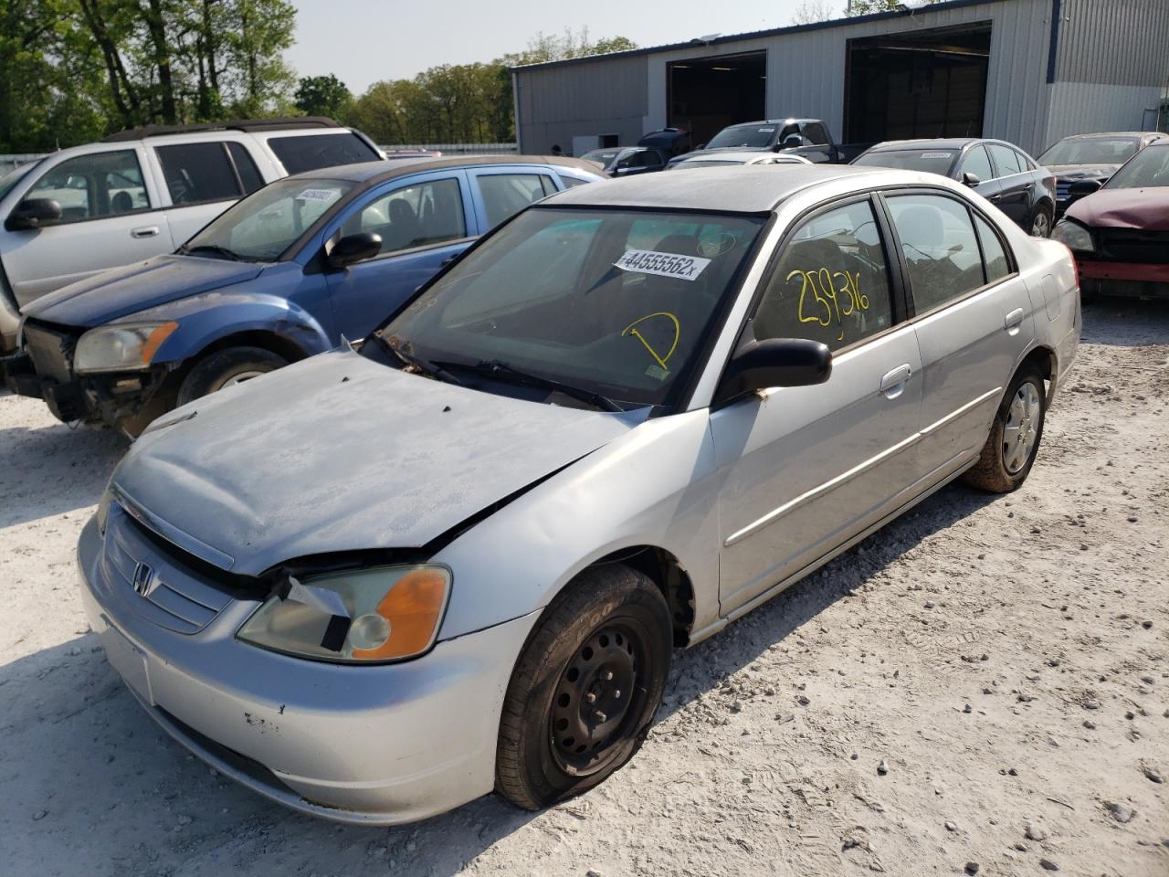 Photo 2 from auction – 2003 HONDA CIVIC LX with VIN 2HGES16563H627344