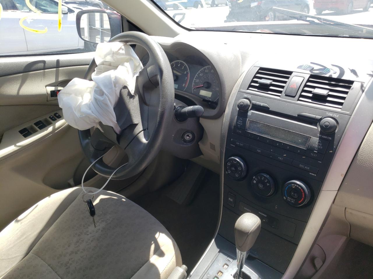 Photo 9 from auction – 2009 TOYOTA COROLLA with VIN JTDBL40E799092235
