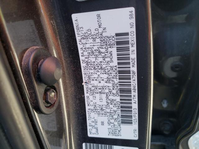 Photo 10 from auction – 2013 TOYOTA TACOMA DOU with VIN 3TMLU4EN7DM119423