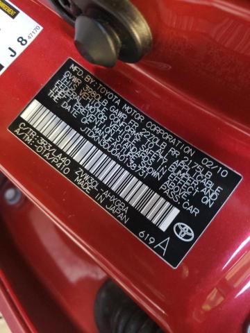 Photo 10 from auction – 2010 TOYOTA PRIUS with VIN JTDKN3DU0A0138731