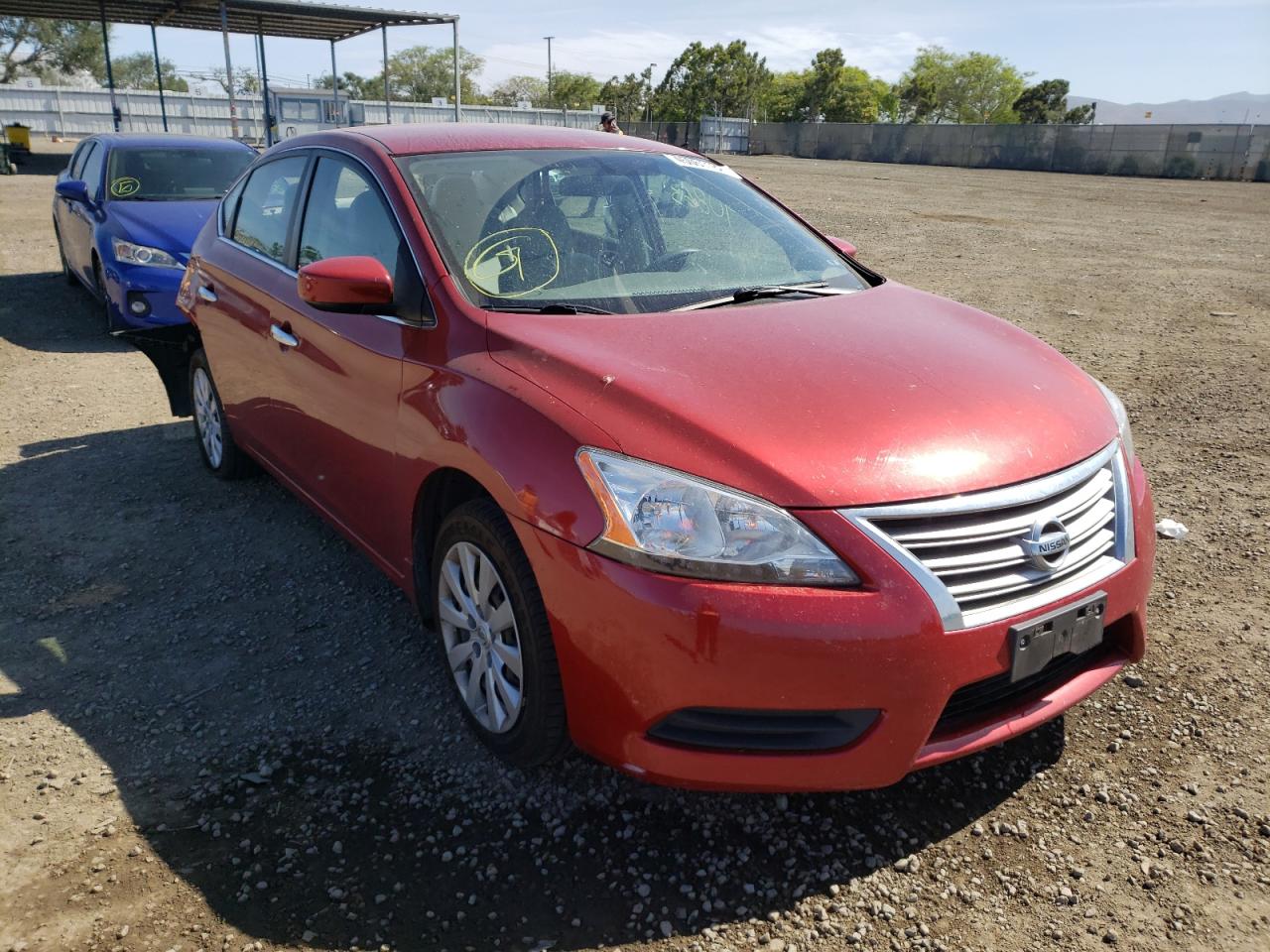 Photo 1 from auction – 2014 NISSAN SENTRA S with VIN 3N1AB7AP2EY284928